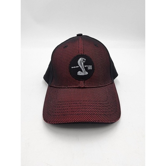 Shelby 500 Hat Cap Strapback Black Adult Adjustable Cars Sports Casual Work Ford